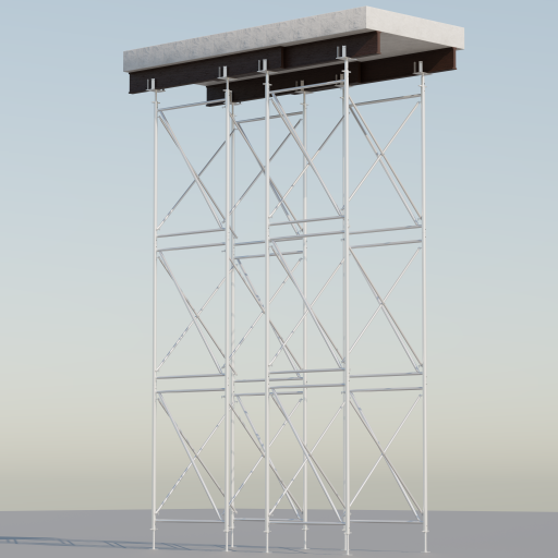 kalıp altı iskele RENDER